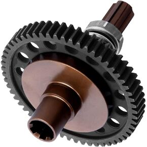 RC 58T Slipper Clutch Upgrades Part for 1/10 Big Rock Vorteks 3s Granite Senton 3s &550,Kraton Outcast 4s,1/8 Typhon 3s,Steel 45# & 7075 Alloy Alunium 58T 0.8Mod RC Spur Gear,Black