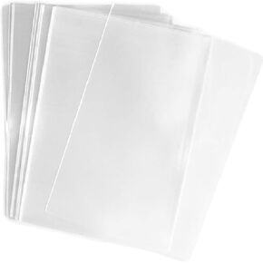 FgfAk 100 pcs 4x6 clear cellophane treat bags for Gift Wrapping,Packaging Candies,Dessert,Bakery, Cookies