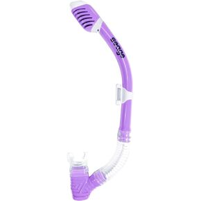 Seago Kids Dry Top Snorkel Tube Comfortable Mouthpiece One-Way Purge Valve for Pool Open Water Scuba Lap Swimming Swimmer Training Diving Snorkeling
