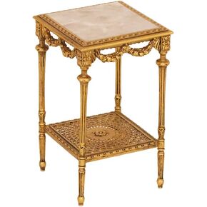 DIY 1 6 Scale Square Louis XVI Side Table DIY Furniture Kits Dollhouse Decor Habby Birthday Gifts for Kids & Adults in Kuwait