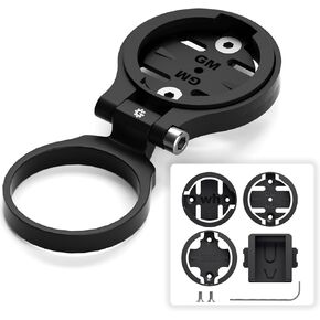 Bike Stem Mount for Garmin - Adjustable Out Front Combo Computer Mount for Wahoo Elemnt,Elemnt Bolt,Elemnt Mini, Bryton Rider Stages Dash Hammerhead Karoo Cateye