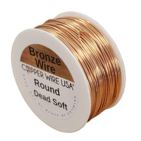 26 Ga Phosphor Bronze 1/4 Lb. Spool Round Wire (Dead Soft)