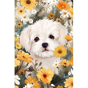 Zlinnar DIY Cute Parrot Flowers Diamond Painting for Adults Beginners, 5D Full Circle Diamond Dot Paint with Gem Art Kit Wall Living Room Decor Rectangular Diamond Painting Gift 12×16 Inches