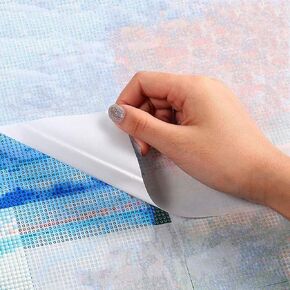 100 Pieces 5D Diamond Art Painting Release Paper Cover Double Sided Non-Stick Replacement Paper for Full and Partial Drills Diamond Art Embroidery Accessories Tool (15 x 10cm / 5.9 x 3.9 Inches)
