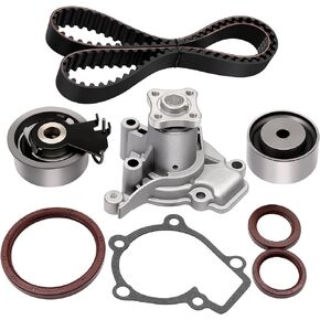 SCITOO TCKWP284A Engine Timing Belt Kit Fits for 06-12 for Hyundai Elantra 06-09 for Hyundai Tucson 10-11 for Kia Soul 06-09 for Kia Spectra Spectra5 06-09 for Kia for Sportage