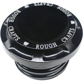 Harley Fuel Caps,Motorcycle Gas Cap Fuel Tank Oil Cover Universal Fits for Harley Sportster XL 1200 883 48 Dyna Touring Road King etc (Black)