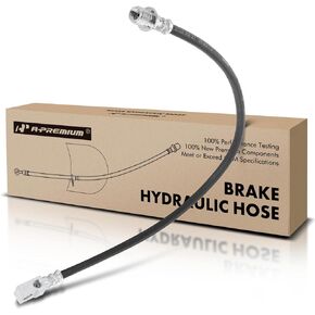 A-Premium Rear Outer Brake Hydraulic Hose Compatible with Select Dodge, Plymouth, Mitsubishi and Eagle Models - Stealth, 2000 GTX, Colt, 3000GT, Diamante, Eclipse, Expo, Galant - Replace# 2383185Z00