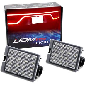 iJDMTOY OEM-Fit 18-SMD Full LED License Plate Light Kit Compatible With 2014-up Dodge Durango, Powered by Xenon White LED Diodes
