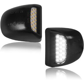 Full LED License Plate Light Lamp Assembly Replacement For Chevy Silverado Tahoe Suburban GMC Sierra 1500 2500 3500 Yukon XL Cadillac Escalade