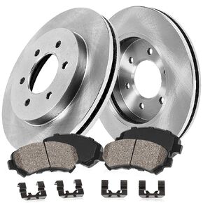 Callahan Front Brake Kit for 10-20 Toyota 4Runner, 10-19 Lexus GX460 Replacement 2010 2011 2012 2013 2014 2015 2016 2017 2018 2019 Disc Brake Rotors Ceramic Brakes Pads