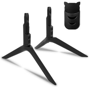 TV Stand Only for Samsung TV Stand Legs UN50TU8000FXZA UN50TU8200FXZA, for BN63-18575A BN63-18576A Samsung TV Stand Base Replacement wr Remote Holder, No Need to Drill Holes