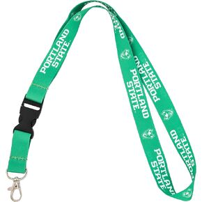Desert Cactus Portland State University Vikings PSU PDX Car Keys ID Badge Holder Lanyards Keychains Detachable Breakaway Snap Buckle Lanyards (Green)