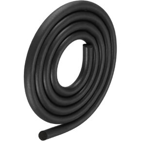 Foam Rubber Weather Seal Strip (3mm Diameter x 8m Long) 1pcs, EPDM Rubber Round Seal Strip - for House Repair, Door, Black