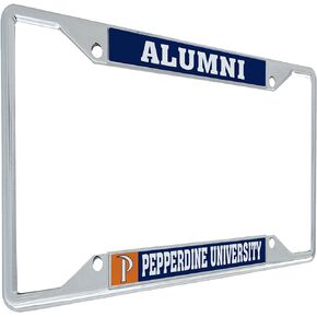 Desert Cactus Pepperdine University Waves Metal License Plate Frame for Front or Back of Car Officially Licensed (Alumni)