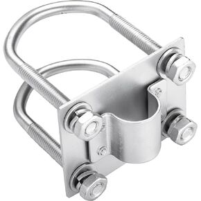 Helium Antenna Mast Mount for Pole Mounting Fixed U-Bolt Clamp Hardware Bracket Outdoor Roof Lora Hotspot Mining RAK Bobcat Nebra Sensecap Synchrobit MNTD (Antenna Plate Pole Mount)