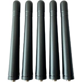 KRA-22 VHF Handheld Antenna 136-174MHz for Kenwood Two Way Radio TK280 TK290 TK2207 TK2106 TK2107 TK2160 TK2170 TK2180 TK5210 TK5220 4.5 INCH Stubby Radio Antenna 5 PCS