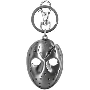 Warner Bros. Friday The 13th Jason Mask Pewter Key Ring