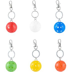 Pickleball Passion Keychain, the Great Gift and Bag Tag for Pickleball Enthusiasts – Ideal for Players and Fans, 6 Colors