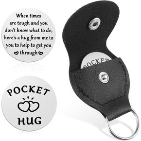 Get Well Soon Gifts for Women Men, Stocking Stuffers, Good Luck Gifts, Pocket Hug Token Christmas Stocking Stuffers,Keychain,Wedding Gifts Ideas Birthday