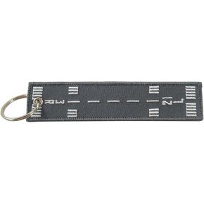 Runway 21L-3R, Embroidered Key Chain