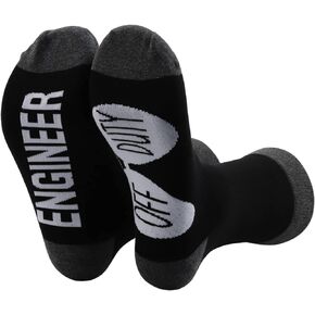1 Pair Funny Engineer Gift Engineer Off Duty Socks Engineer Gag Socks Engineer Retirement Gift