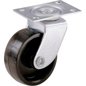 Shepherd Hardware 9558 1-5/8-Inch Plastic Swivel Casters, 4-Pack,Black