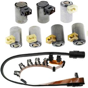 01M Transmission Master Solenoid Kit Ribbon Harness Shift Fit for 096(O1N)/097(01M)/098(01P)(Shift Solenoid/TCC Solenoid/EPC Solenoid) Aftermarket Parts