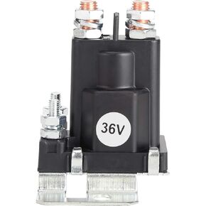 10L0L Golf Cart 36V Solenoid for Club Car DS Electric 1997 up,4 Terminals 200A Solenoid Replace OEM 101975901, 24022253, 435-356