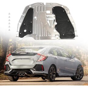 Engine Splash Guard Compatible with Honda Civic 2016-2021 Underbody Shield Plate Replacement for 74110-TBA-A00 90674-TY2-A01