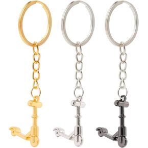 SUPVOX 3pcs Scooter Keychain Mini Scooter Car Key Ring Christmas Decor Miniature Scooter Bike Kerying Gift Xmas Bag Filler Zinc Alloy Key Ring Scooter Key Ring Mini Scooter Key Chain Boy