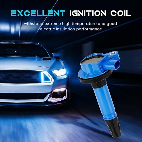 Set of 6 Ignition Coil Pack 3.5L 3.7L Compatible with Ford Edge Explorer F-150 Flex Fusion Mustang Taurus Transit-150 250 350, Lincoln MKS MKT MKX MKZ, Mazda 6 CX-9, Mercury Sable Replace DG520 UF553 in Saudi Arabia