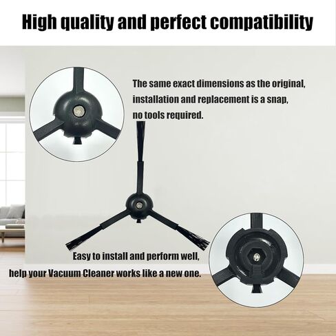 8 عبوات استبدال فرشاة جانبية roborock لـ Roborock S8 S8+ S8 Pro Ultra، Q Revo، Q5 Q7 Q7Max Q8 Max، S7 S7 Max Ultra S7 MaxV S6 S6 Pure S5 S5 Max S4 E2 E3 E4 E5 E20 E25 E35 S50 Robot Vacuum in Kuwait