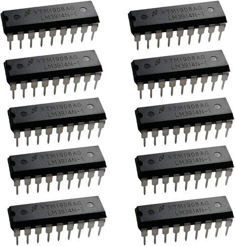 10 PCS LM3914N-1 LM3914 Dot Bar Graph Display Driver DIP-18 in Kuwait