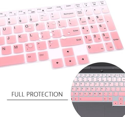 Silicone Keyboard Cover for Lenovo Legion 5 Keyboard Cover/for Lenovo Legion 5 Series Legion 5 5i 5p 5pi 15.6" and 17.3 Inch Gaming Laptop/for Legion Keyboard Skin Protector-Rainbow in Saudi Arabia