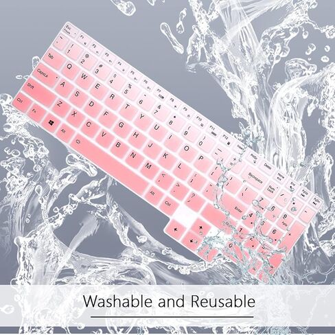 Silicone Keyboard Cover for Lenovo Legion 5 Keyboard Cover/for Lenovo Legion 5 Series Legion 5 5i 5p 5pi 15.6" and 17.3 Inch Gaming Laptop/for Legion Keyboard Skin Protector-Rainbow in Saudi Arabia