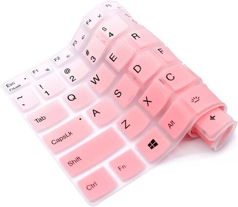 Silicone Keyboard Cover for Lenovo Legion 5 Keyboard Cover/for Lenovo Legion 5 Series Legion 5 5i 5p 5pi 15.6" and 17.3 Inch Gaming Laptop/for Legion Keyboard Skin Protector-Rainbow in Saudi Arabia