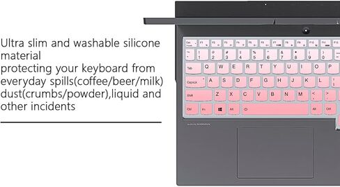 Silicone Keyboard Cover for Lenovo Legion 5 Keyboard Cover/for Lenovo Legion 5 Series Legion 5 5i 5p 5pi 15.6" and 17.3 Inch Gaming Laptop/for Legion Keyboard Skin Protector-Rainbow in Saudi Arabia