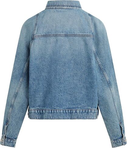 HUDSON Women's Raglan Sleeve Cropped Denim Jacket in Saudi Arabia