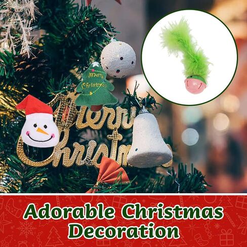 لعبة عصا القطط لعيد الميلاد من BINTPET - عبوتان من أعواد القطط مع 8 عبوات من ألعاب القطط من ريش القطط والفئران للعصا التفاعلية الداخلية لمجموعة متنوعة من القطط الصغيرة in Kuwait