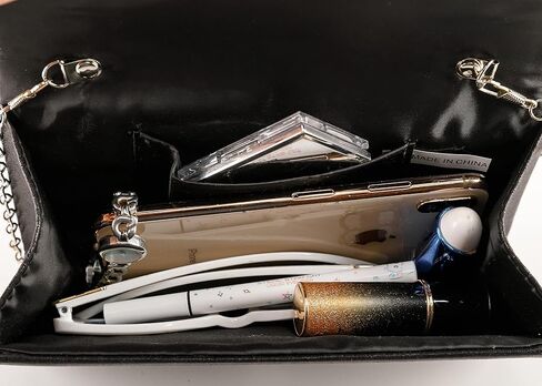 Clutch Purses for Women Fancy Handbags for Evening Bag Shiny Rhinestone Studded Prom Party Bridal Clutches in Kuwait