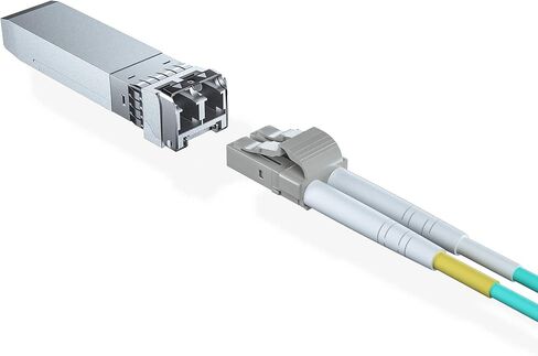 وحدة SFP+ LC أحادية الوضع 10G، جهاز إرسال واستقبال 10GBase-LR Lite SFP+ IR لـ Cisco SFP-10G-LRM2، Meraki، Ubiquiti، Mikrotik، Netgear AXM764، D-Link والمزيد (SMF، 1310 نانومتر، 1.4 كم، DDM) in Kuwait