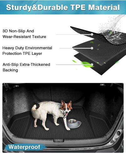 Mixsuper Custom Cargo Liner for 2023-2024 Honda Accord (Include Hybrid), Trunk Mat for Accord Accessories Rear Cargo Mat Trunk Liner Black in Saudi Arabia
