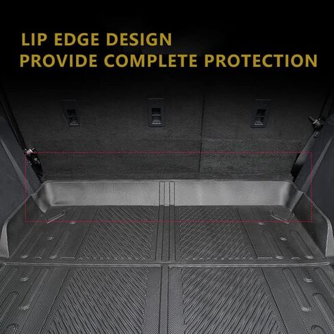 حصيرة صينية صندوق السيارة الخلفي لبطانة البضائع مع غطاء شمسي للزجاج الأمامي مناسب لموديلات 2021 2022 2023 Ford Bronco ملحق 4 أبواب، حماية مطاطية TPE مناسبة لجميع الأحوال الجوية in Kuwait