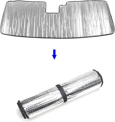 حصيرة صينية صندوق السيارة الخلفي لبطانة البضائع مع غطاء شمسي للزجاج الأمامي مناسب لموديلات 2021 2022 2023 Ford Bronco ملحق 4 أبواب، حماية مطاطية TPE مناسبة لجميع الأحوال الجوية in Kuwait
