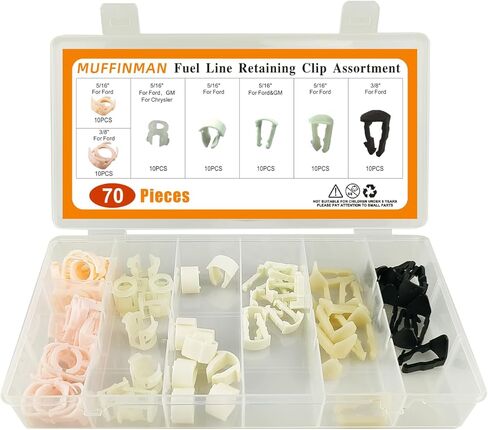 70 قطعة مجموعة متنوعة من مشبك تثبيت خط الوقود مجموعة متنوعة من مشبك تثبيت خط الوقود (70 قطعة) in Kuwait