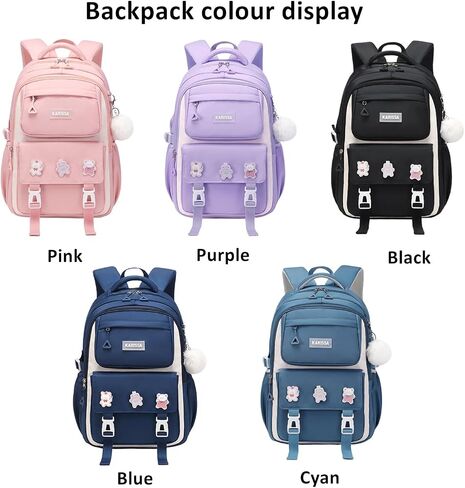 Girls Backpacks,Kawaii Backpack,Bookbag for kids,Elementary School Bags for Teens in Saudi Arabia