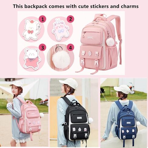 Girls Backpacks,Kawaii Backpack,Bookbag for kids,Elementary School Bags for Teens in Saudi Arabia