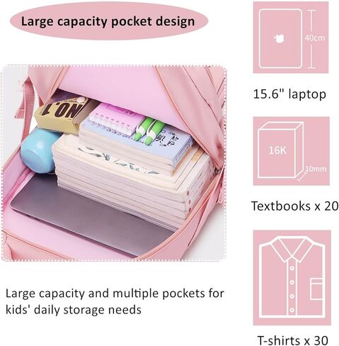 Girls Backpacks,Kawaii Backpack,Bookbag for kids,Elementary School Bags for Teens in Saudi Arabia