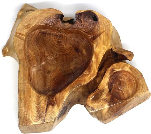 Unique Handmade Wooden Cigar Ashtray - Irregular Wooden Decorative Tobacco Ashtrays For Home and Office, Randam Delivery in Saudi Arabia