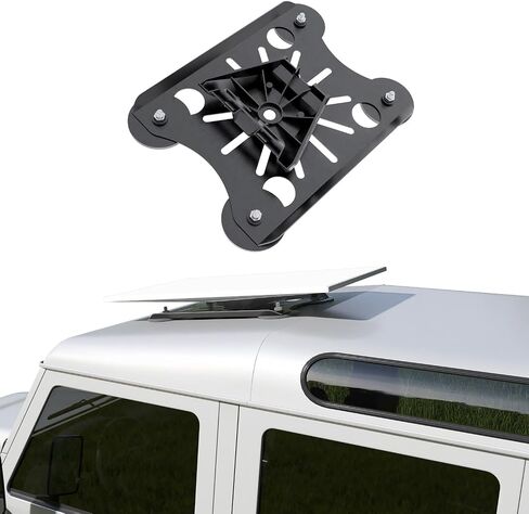 Starlink Gen 3 Roof Mount, Ybervont Starlink Mounting Kit Gen 3, Starlink Magnetic Mount for Starlink Internet Kit Satellite, Starlink Magnet Mount with Starlink Gen 3 Pipe Adapter, for Starlink V3 in Saudi Arabia